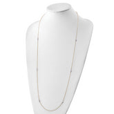 Sophia Jewelers 14K Two-Tone Polished Textured Circles Necklace 36